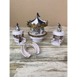 1997 Trendmasters Winter Wonderland Replacement Carousel Gazebos & Railings